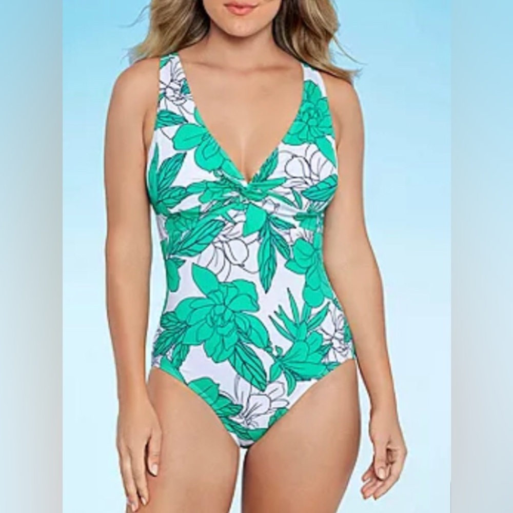NEW Liz Claiborne‎ Womens One Piece Swimsuit